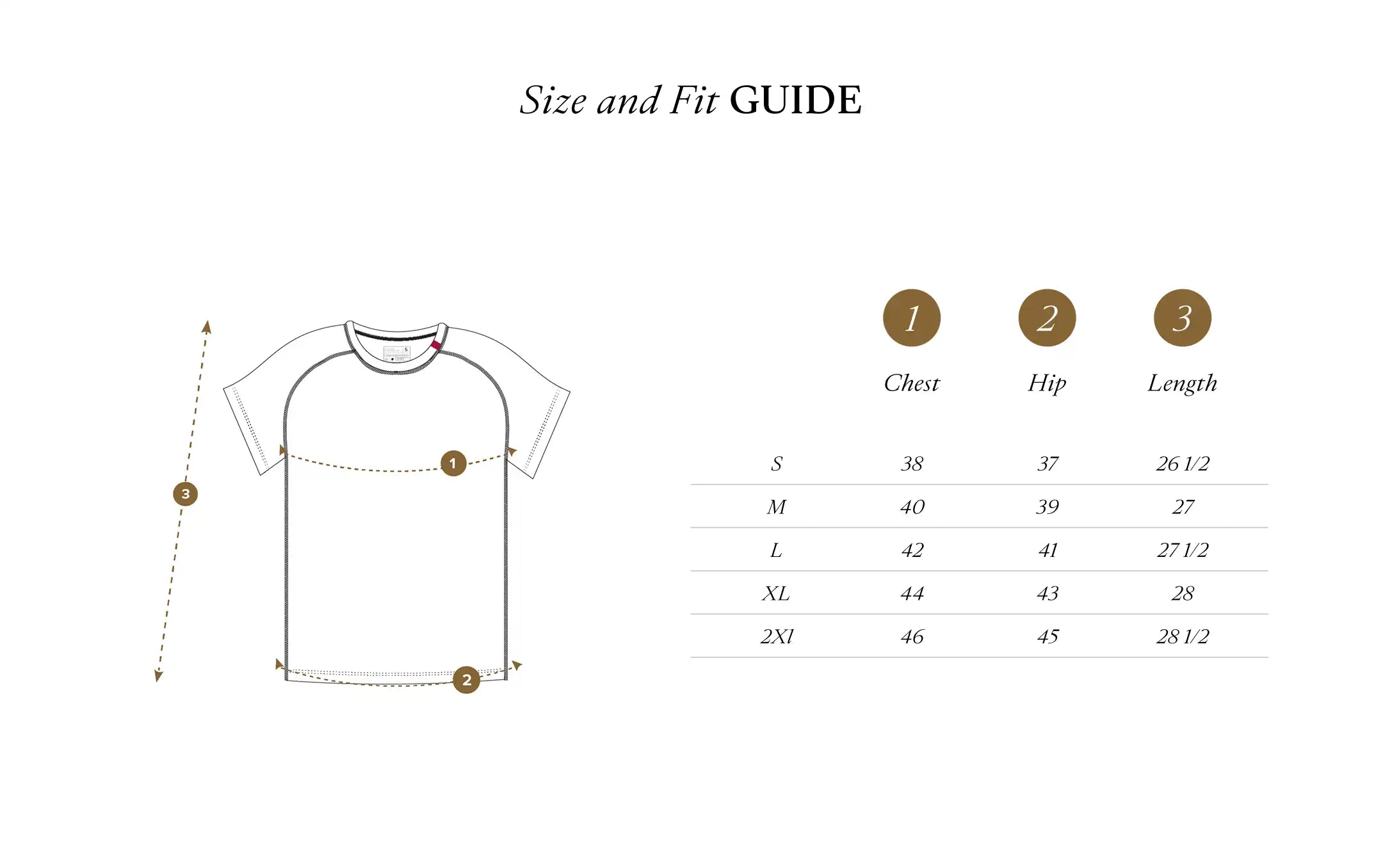 Size Chart IN