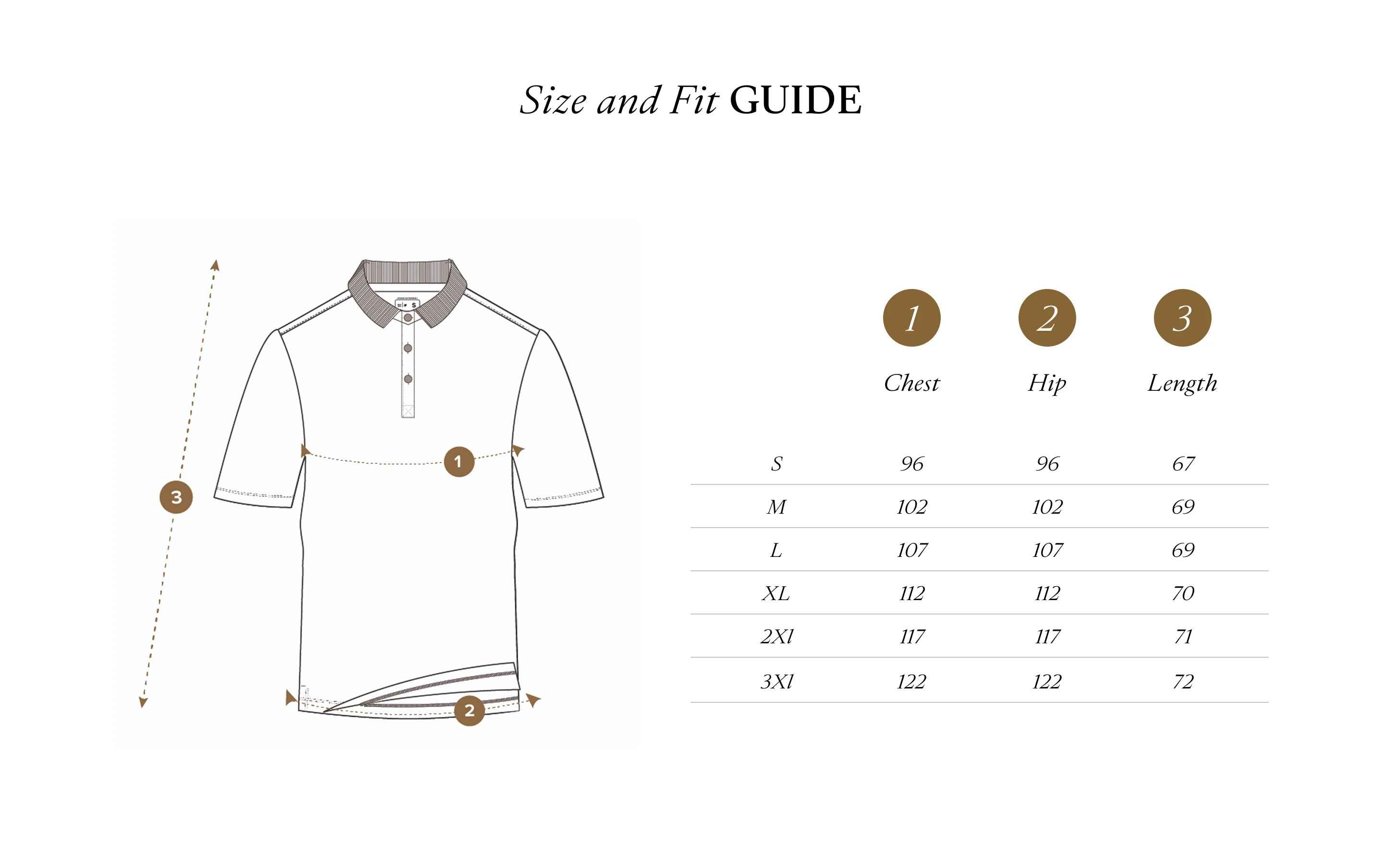 Size Chart CM