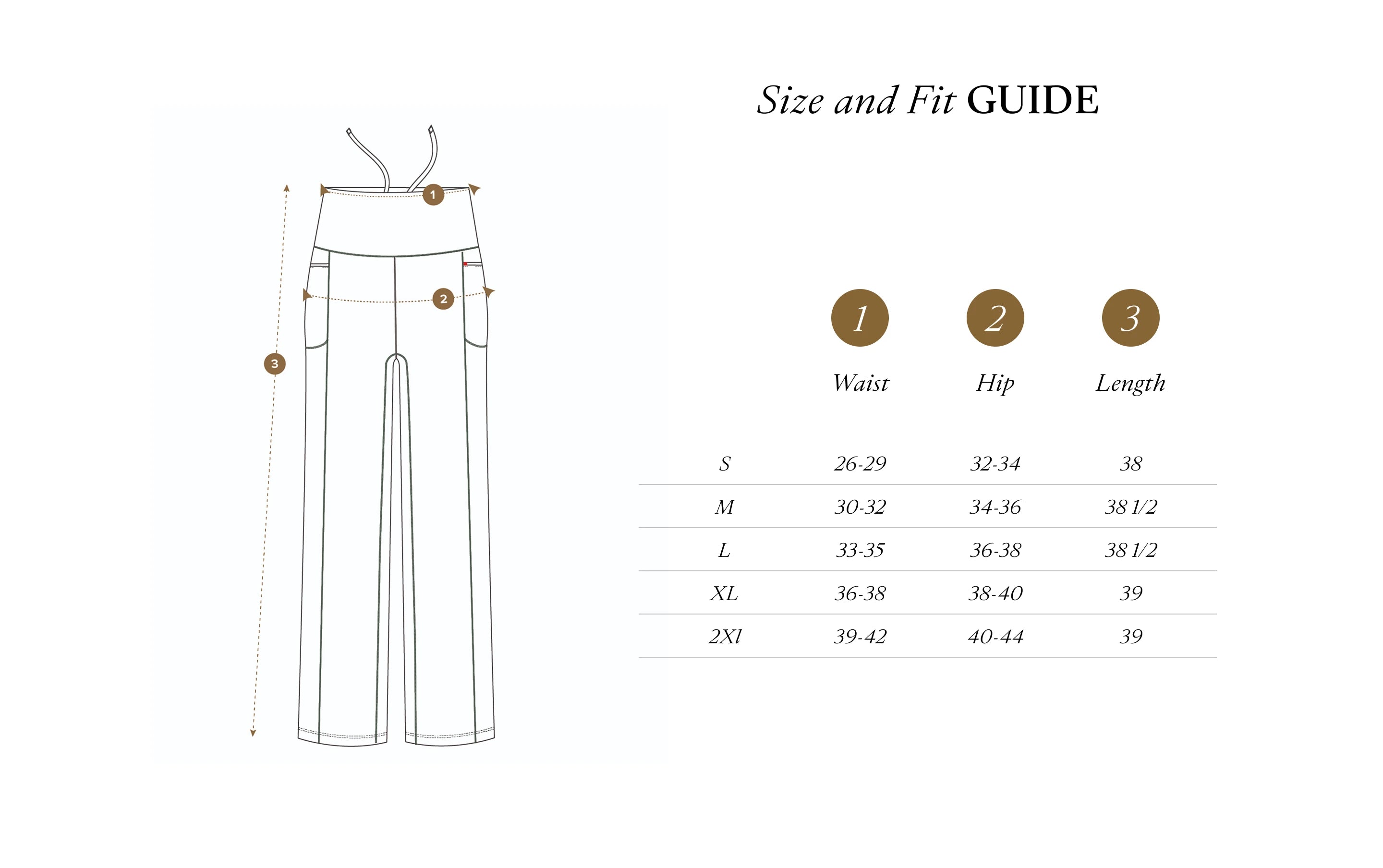 Size Chart IN