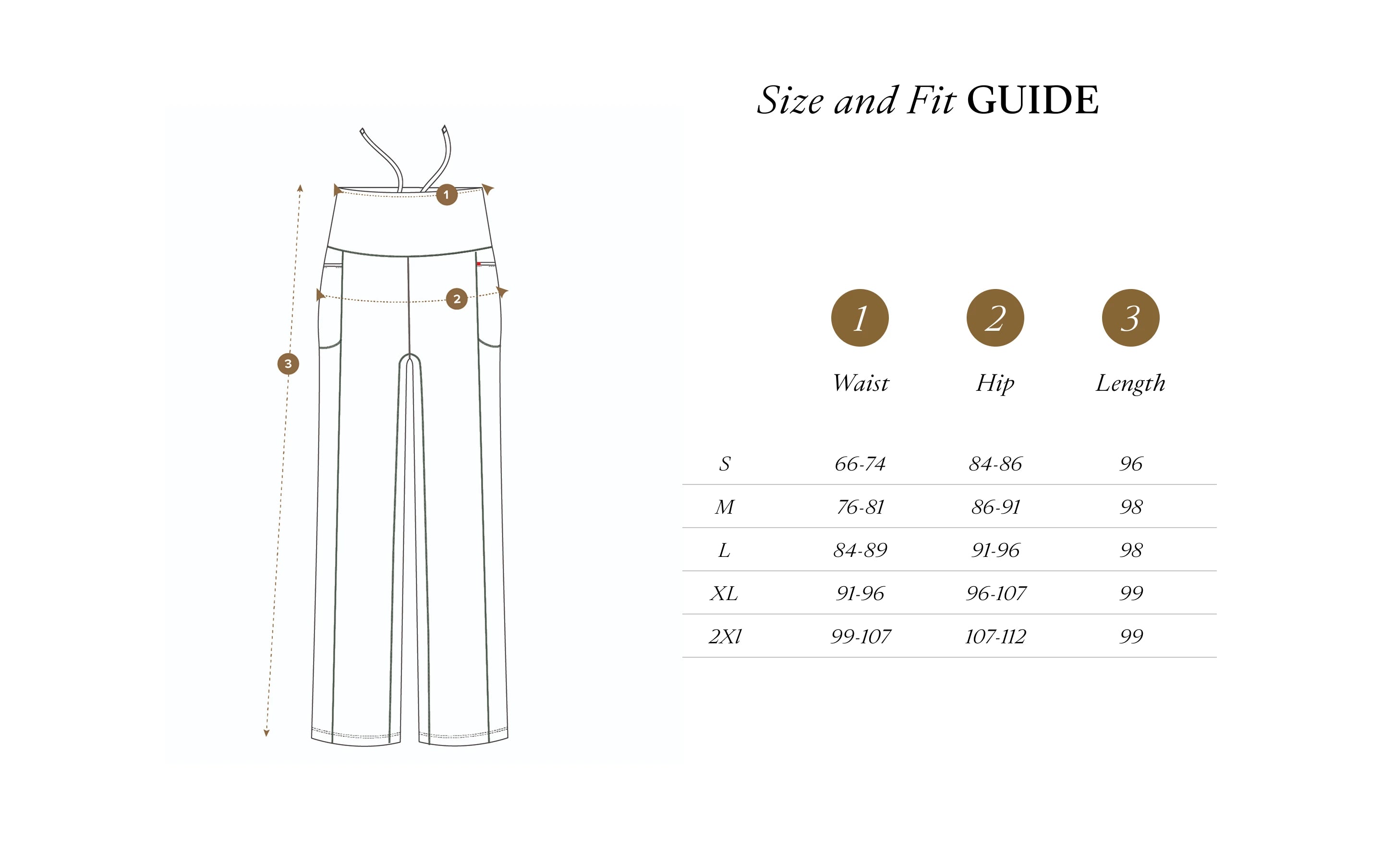 Size Chart CM