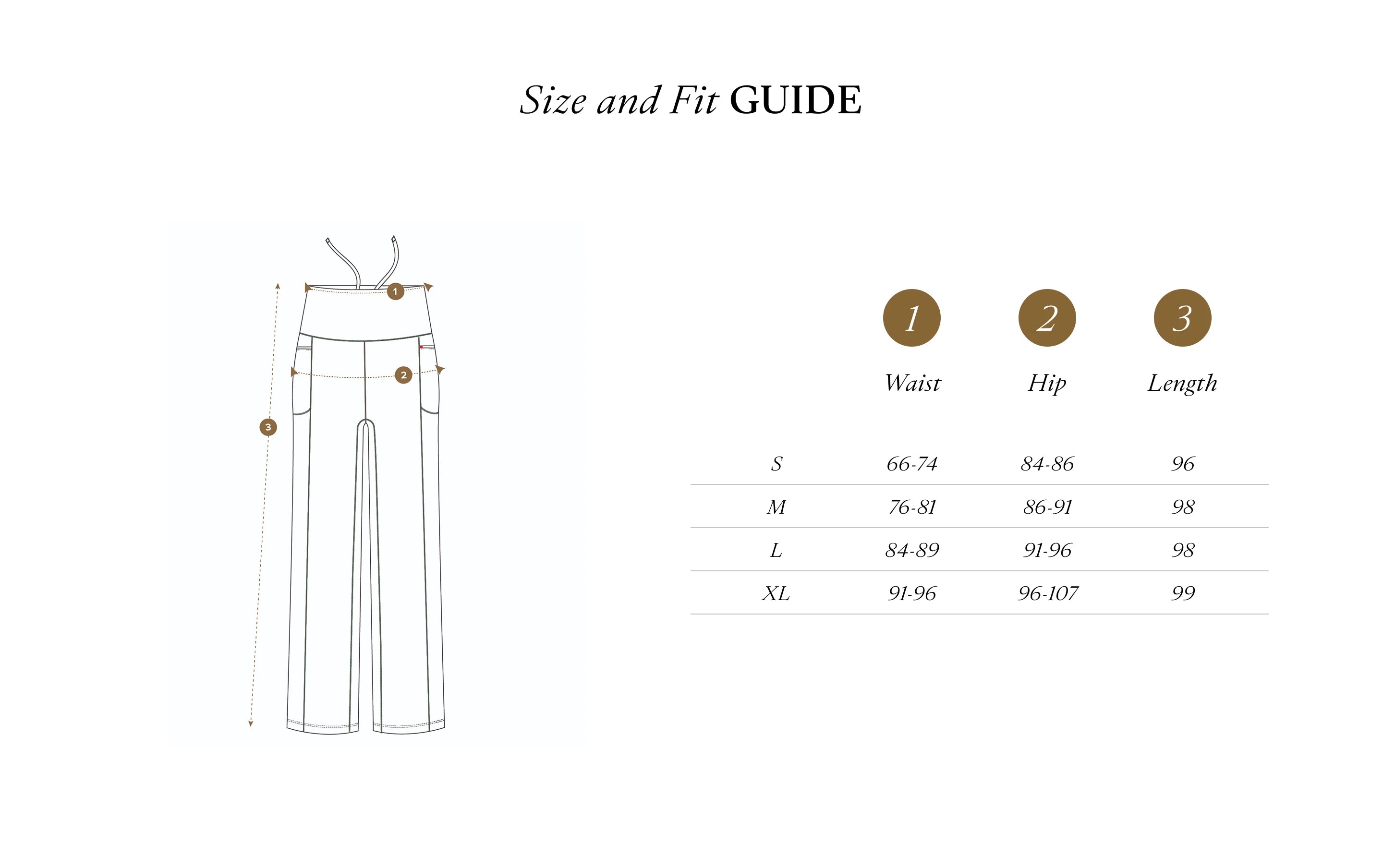 Size Chart CM