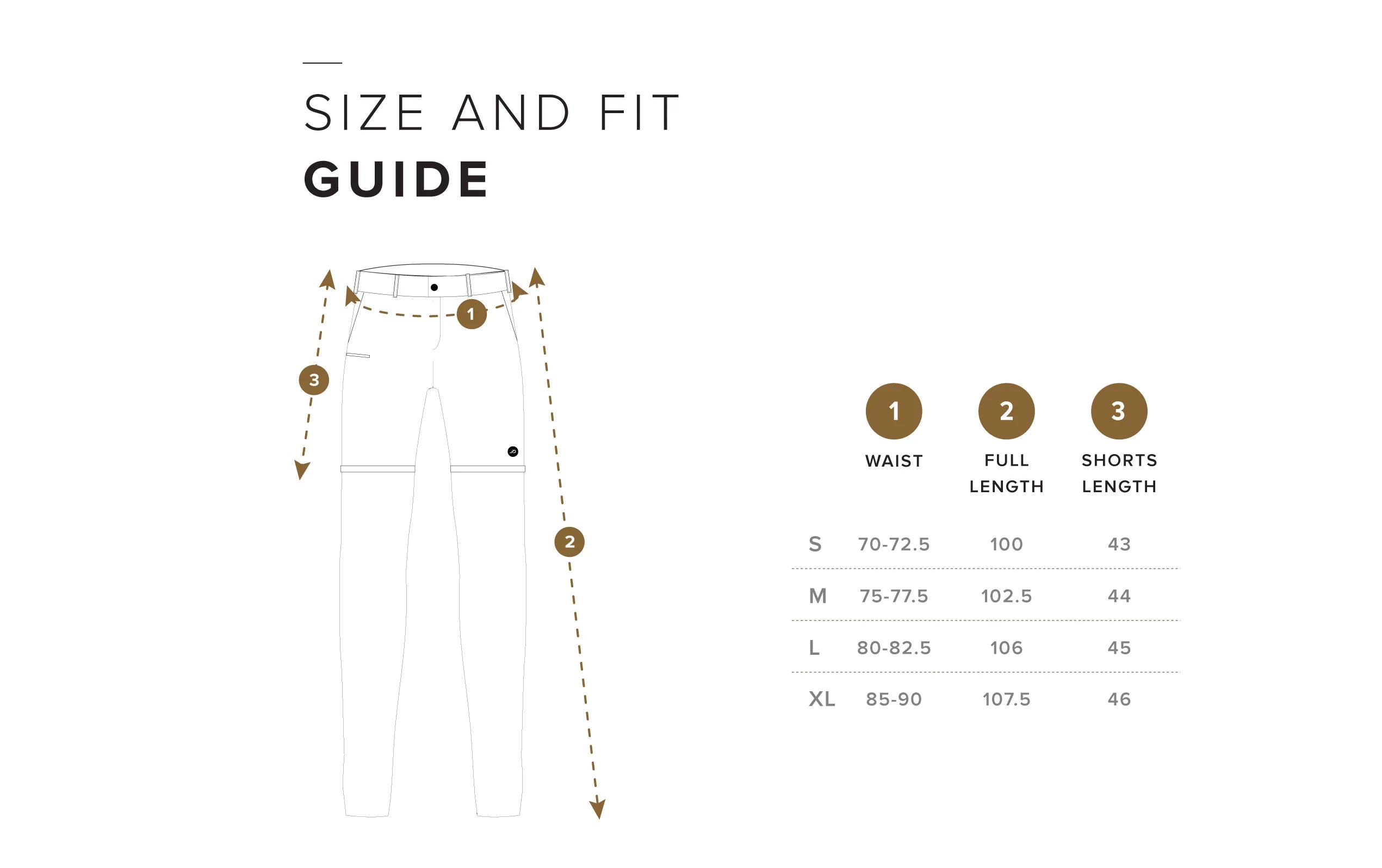 Size Chart CM