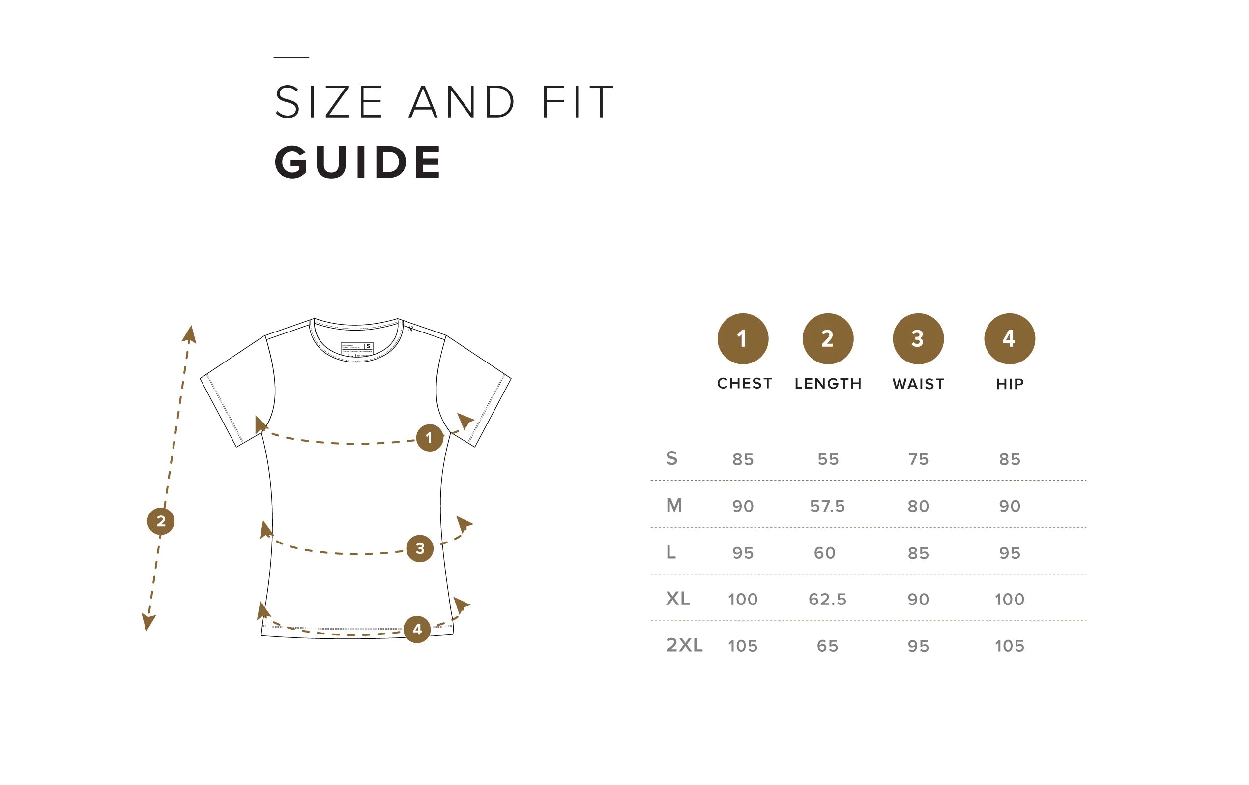 Size Chart CM