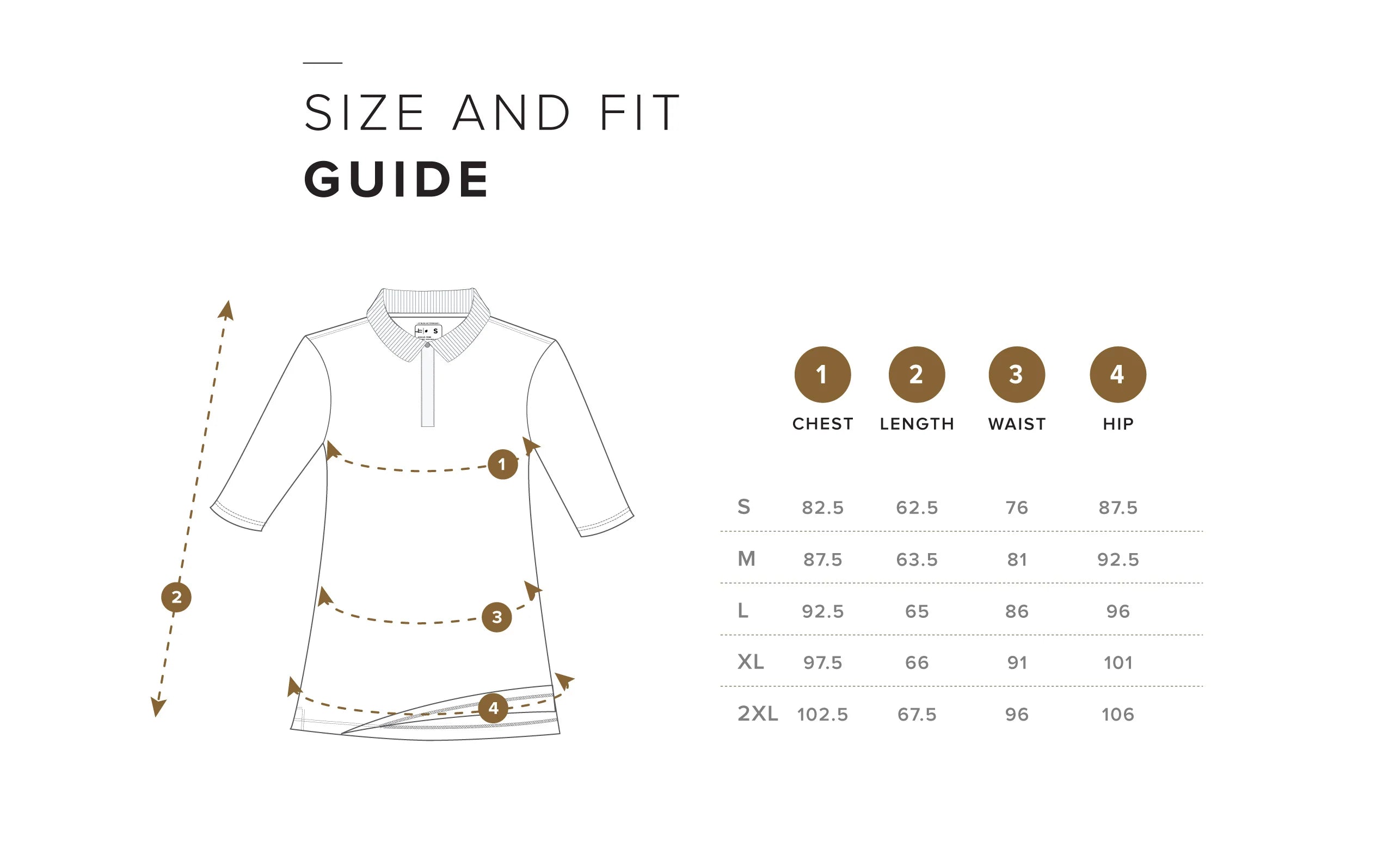 Size Chart CM