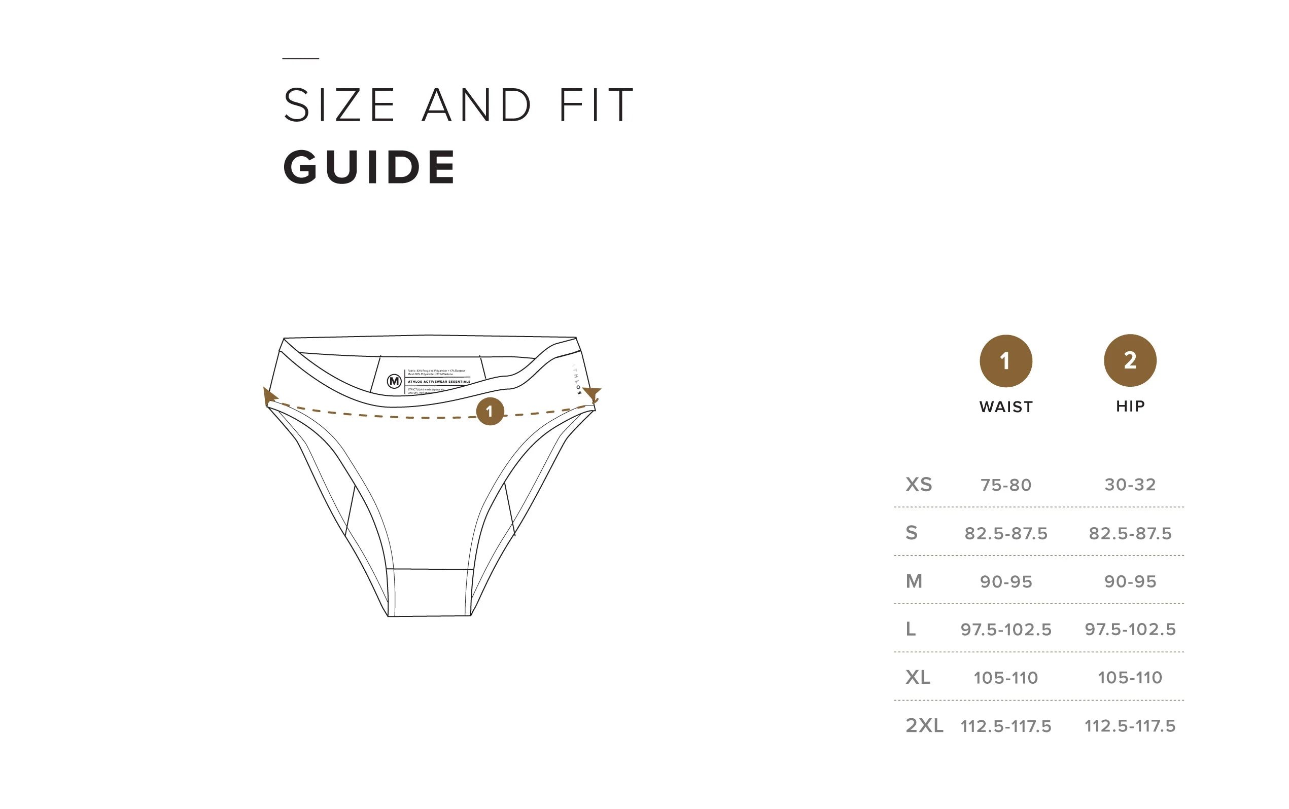 Size Chart CM