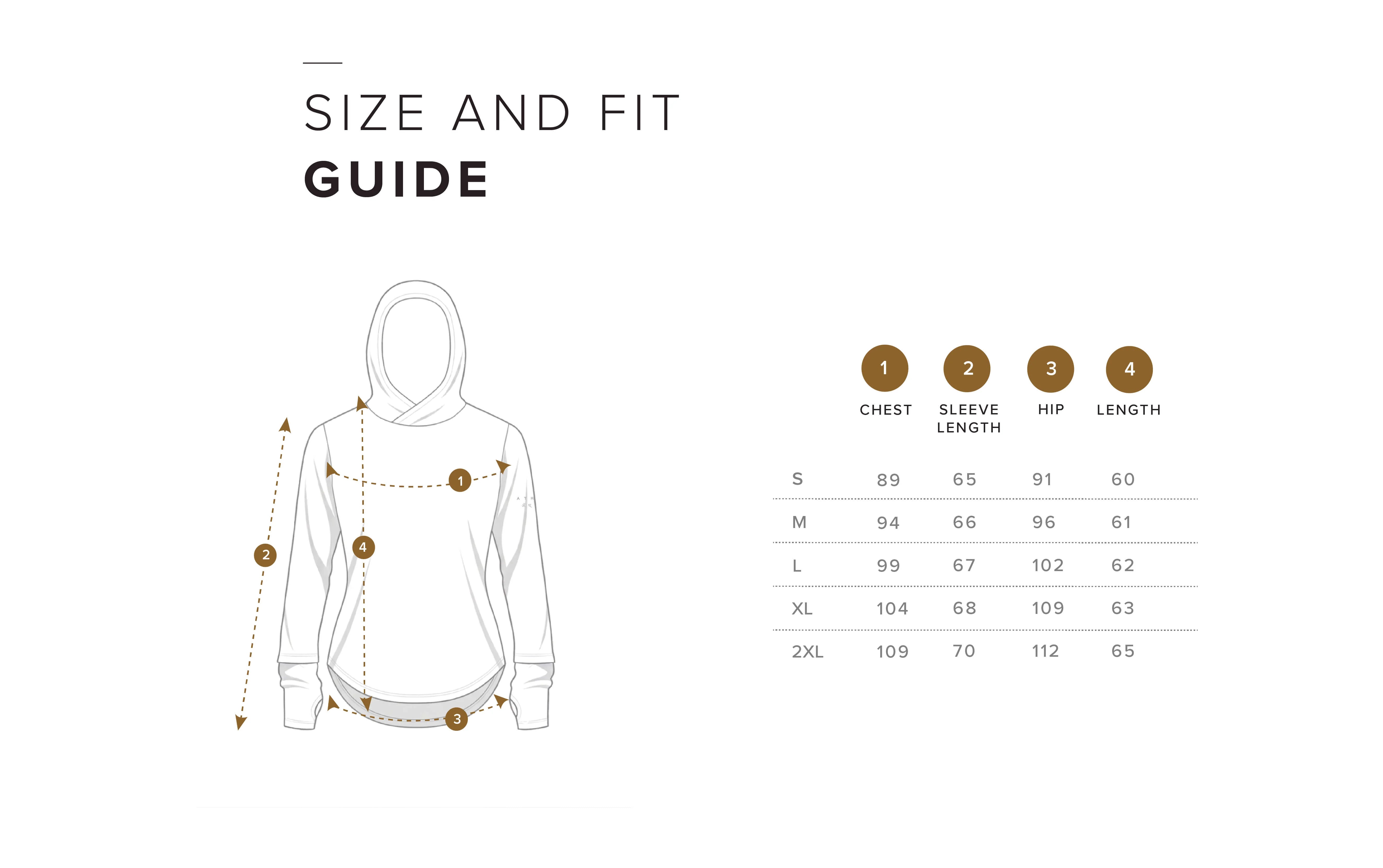 Size Chart CM