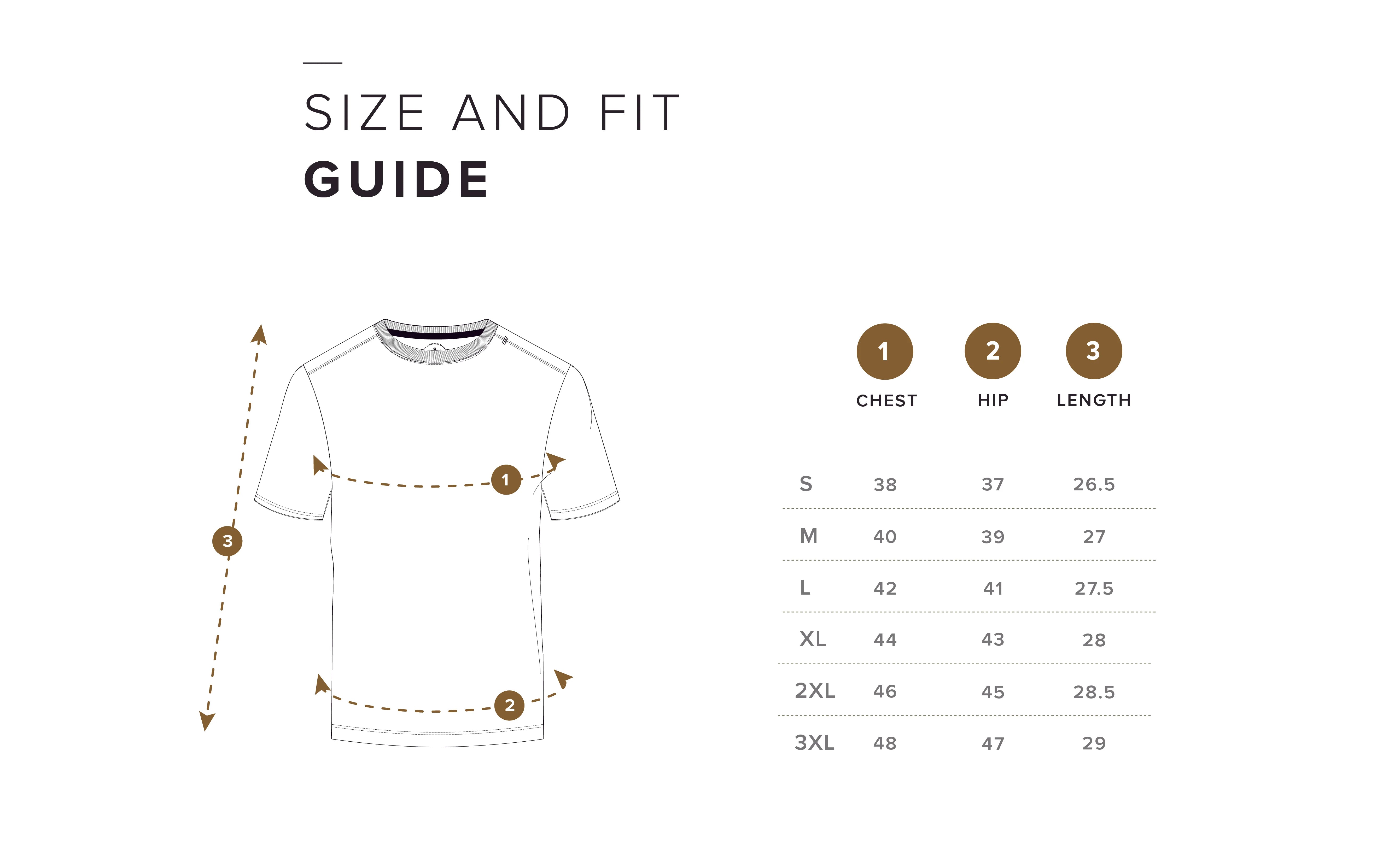 Size Chart IN