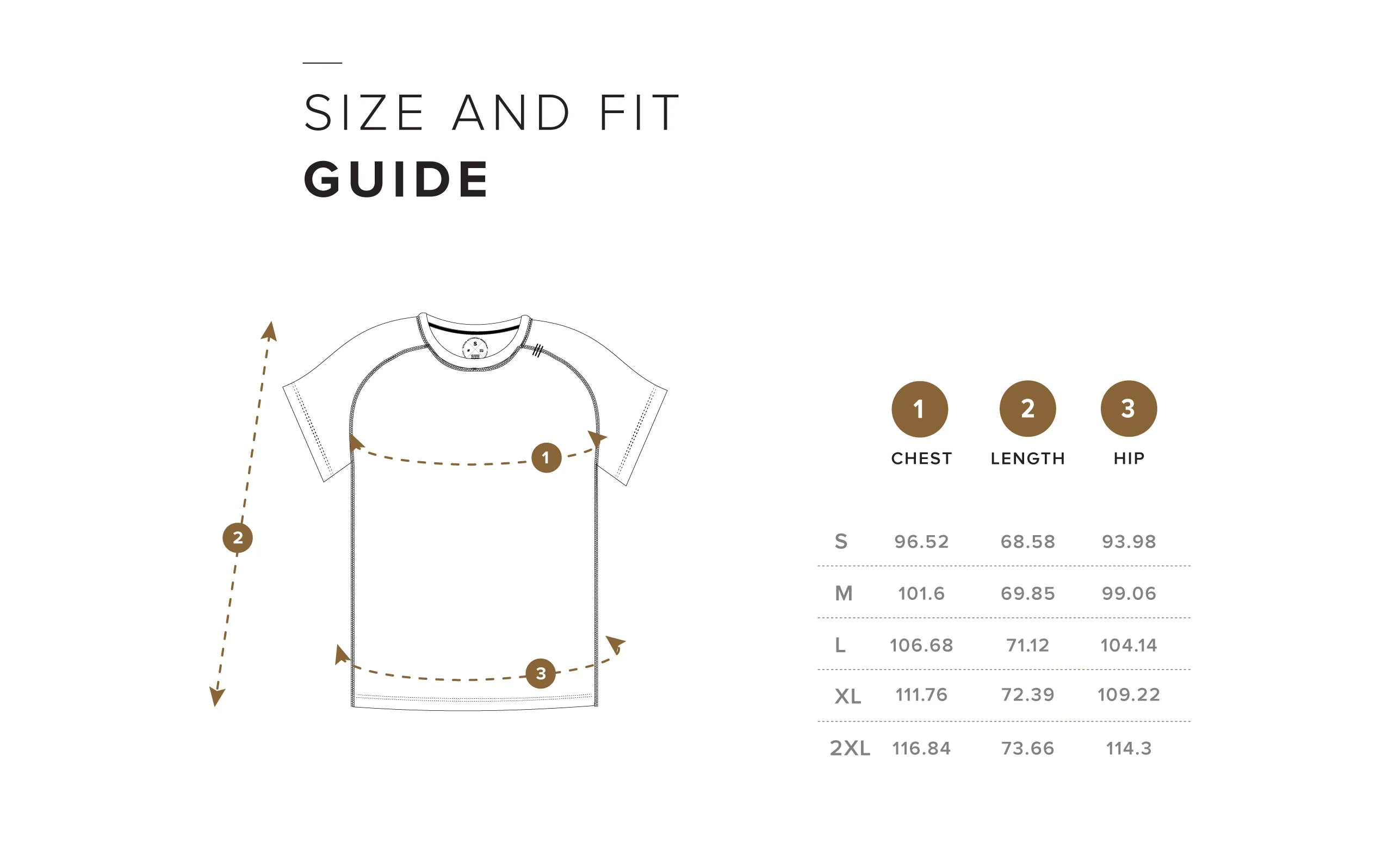 Size Chart CM