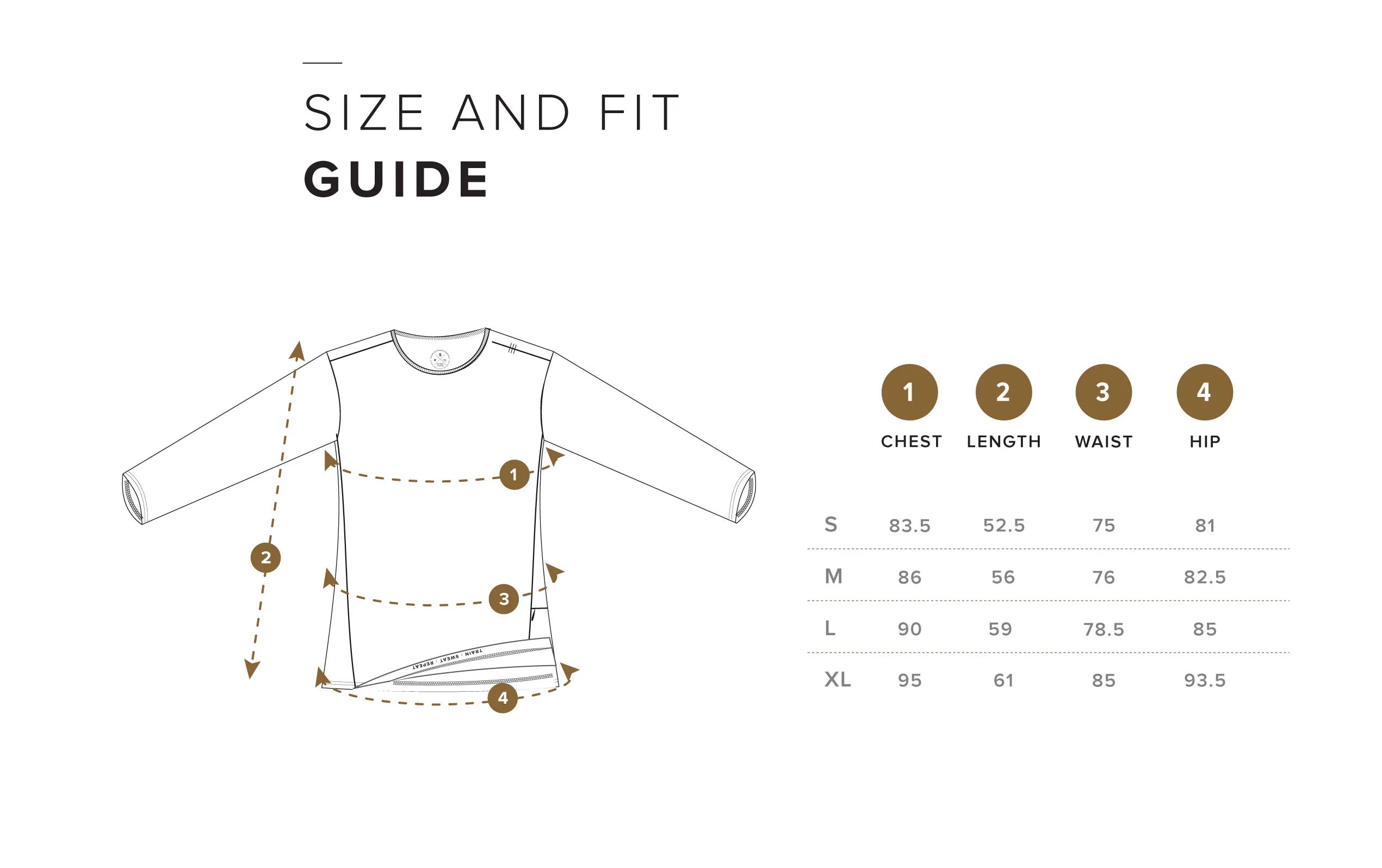 Size Chart CM