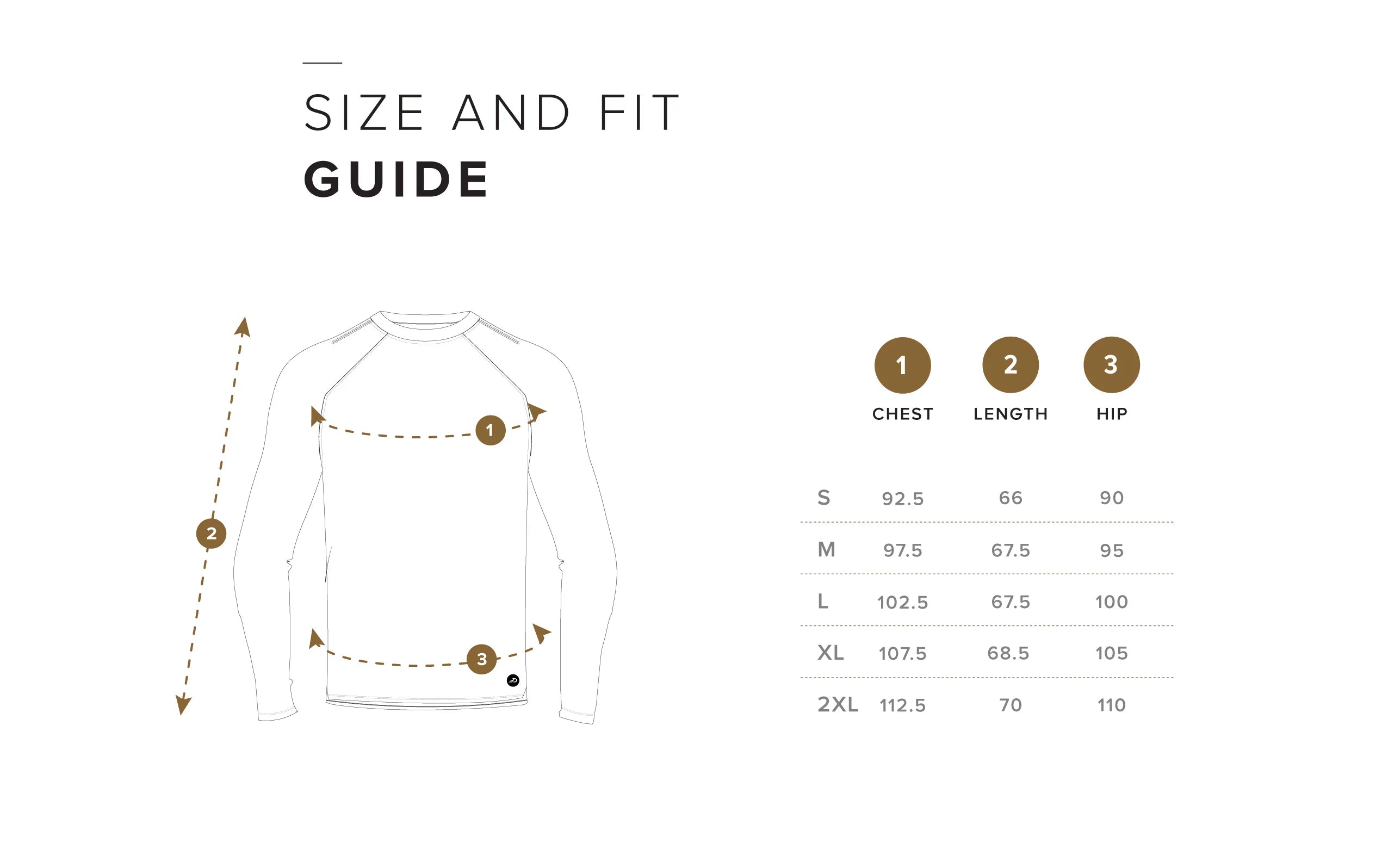 Size Chart CM