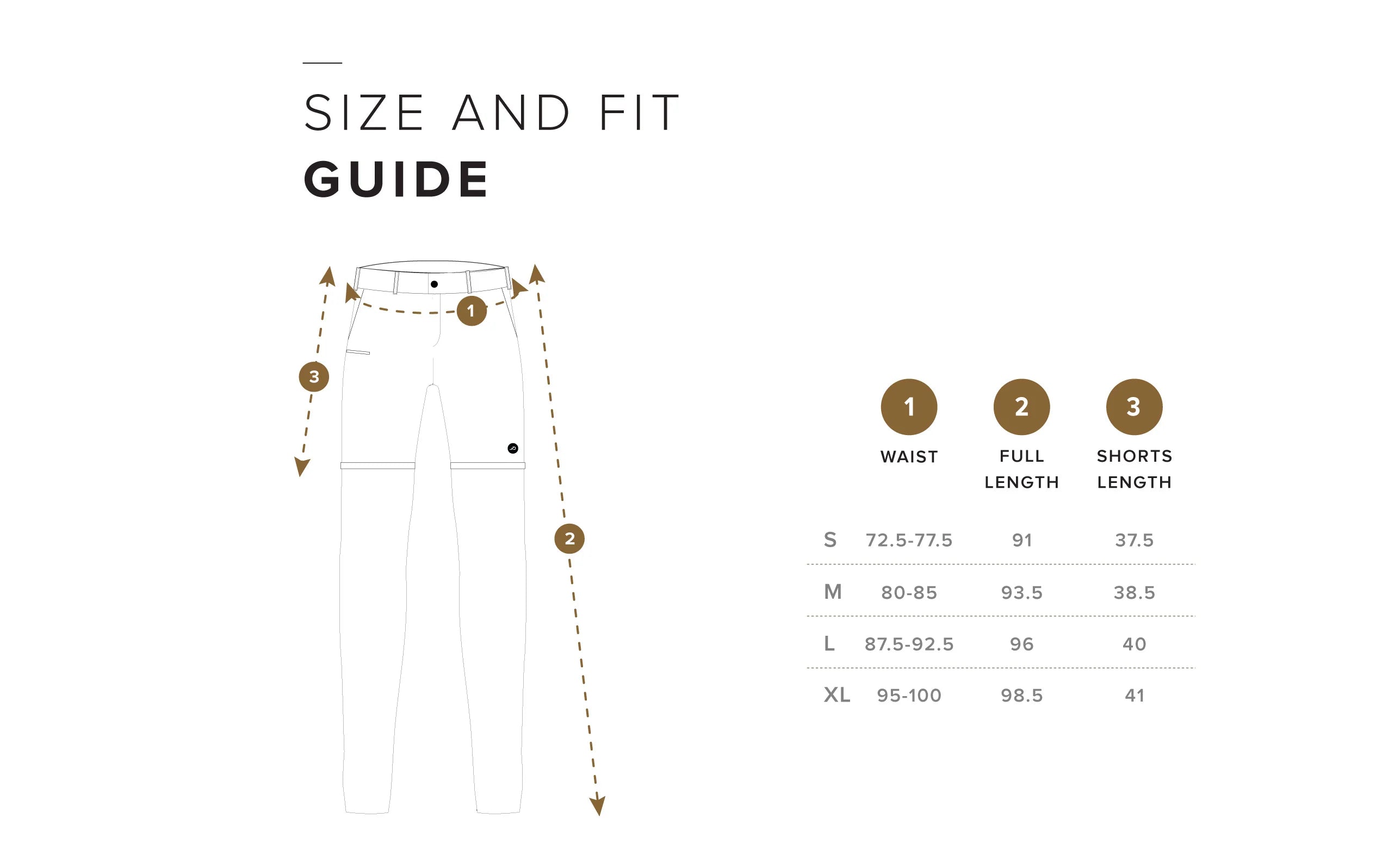 Size Chart CM