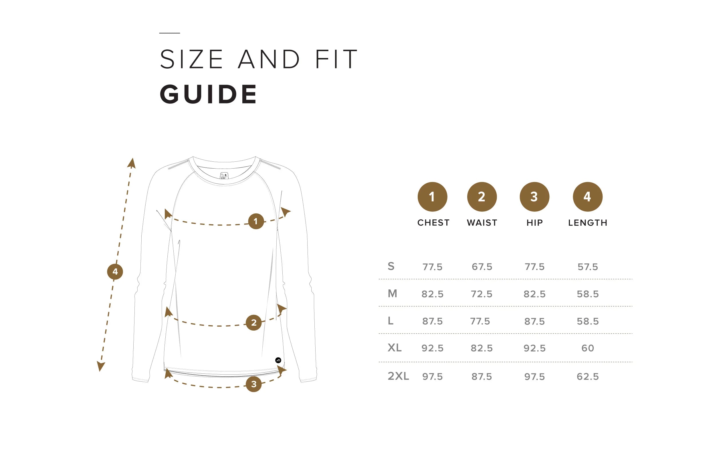 Size Chart CM