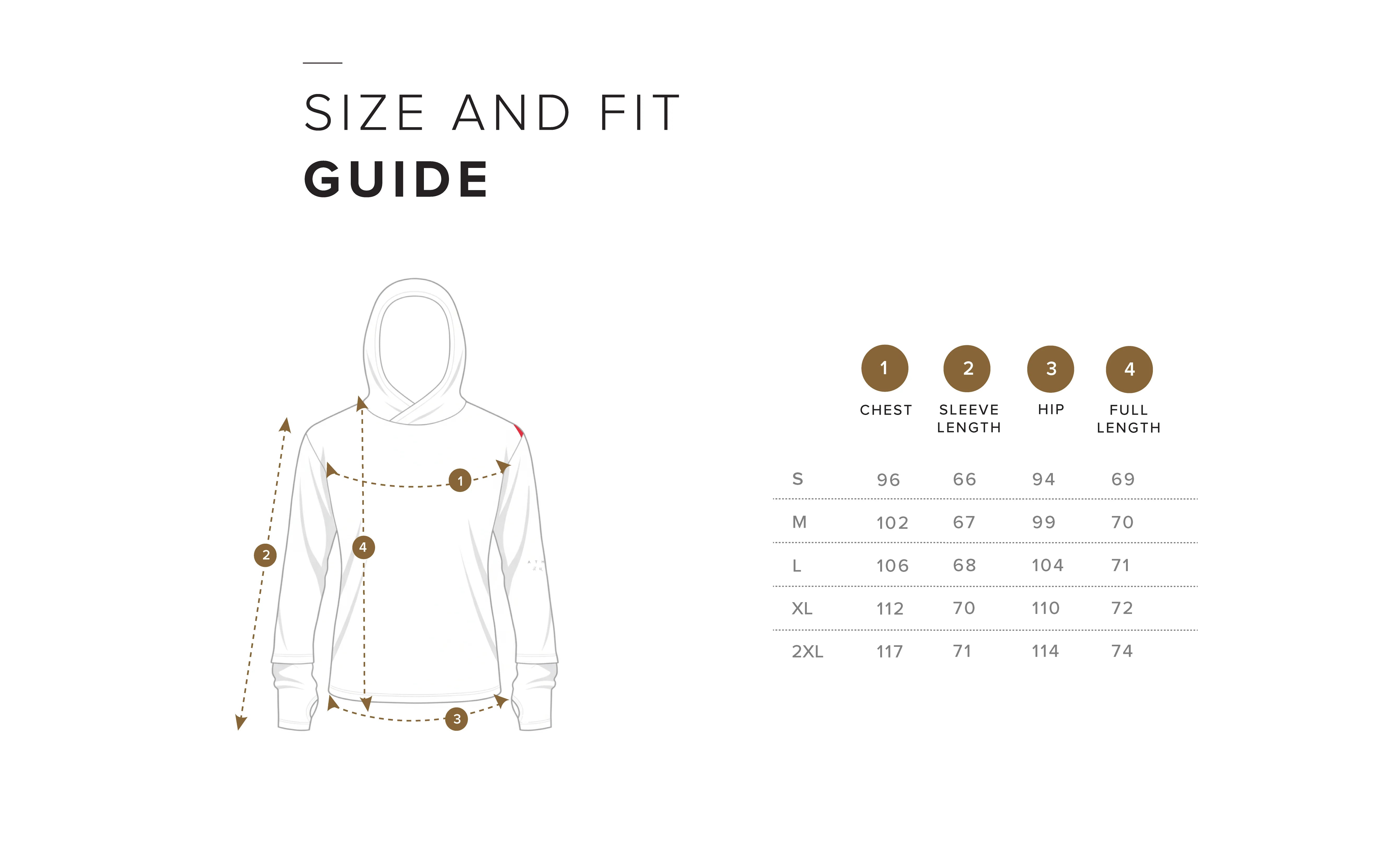 Size Chart CM