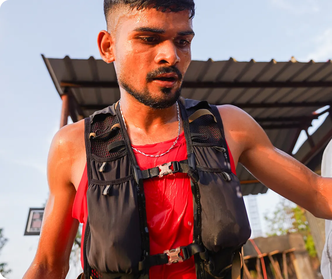 4th finish at 25 Km Mawla Ghati Ultra