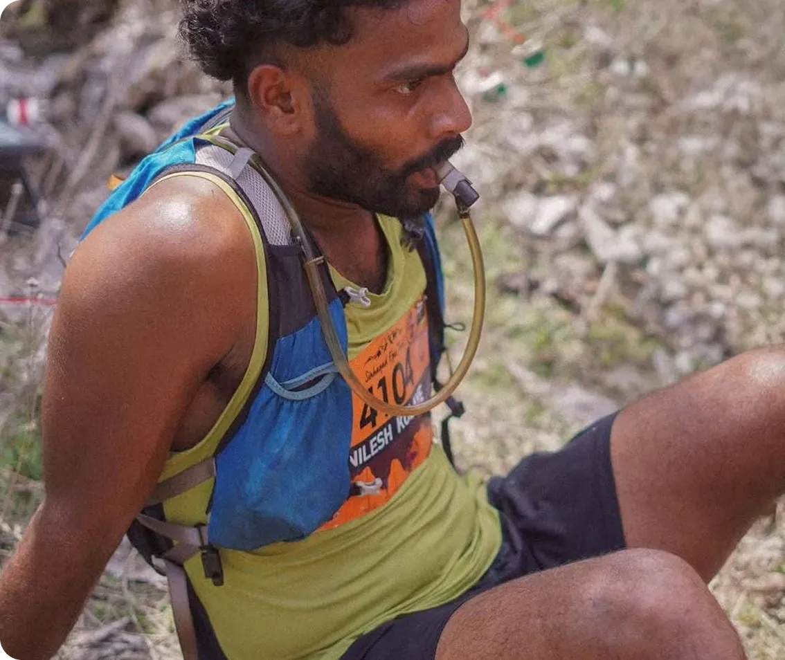 Podium 75 Km at Mawla Ghati Ultra