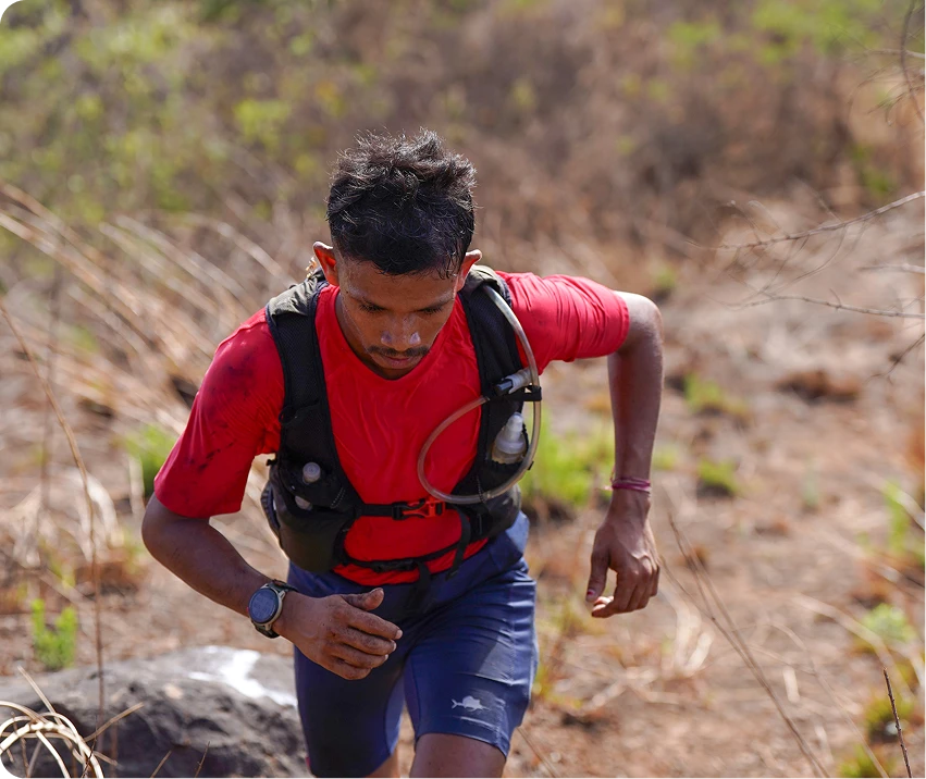 100 Km Podium Finisher at <br>Mawla Ghati Ultra 