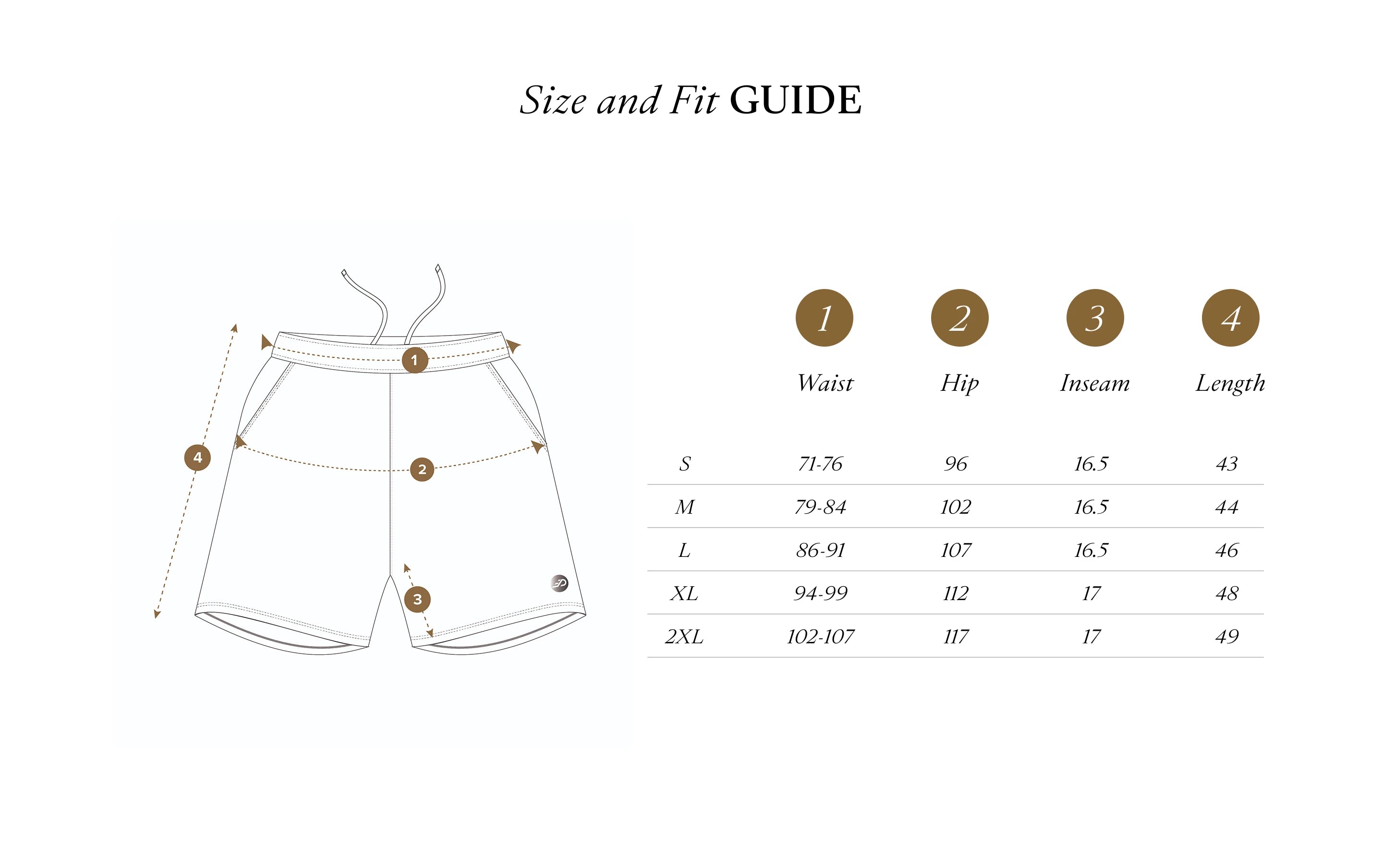 Size Chart CM